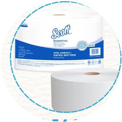 Papel higiénico 250 mts