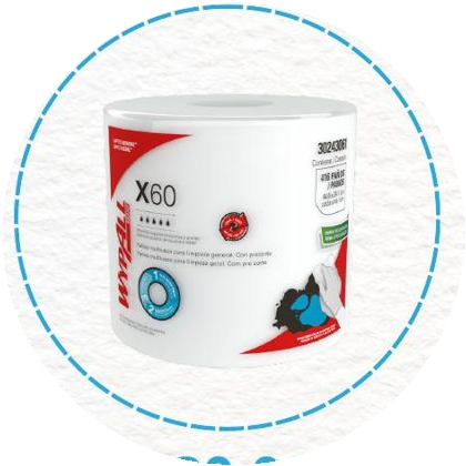 WypAll X60 / 416 paños