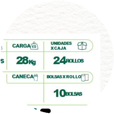 Bolsa para residuos 120 L